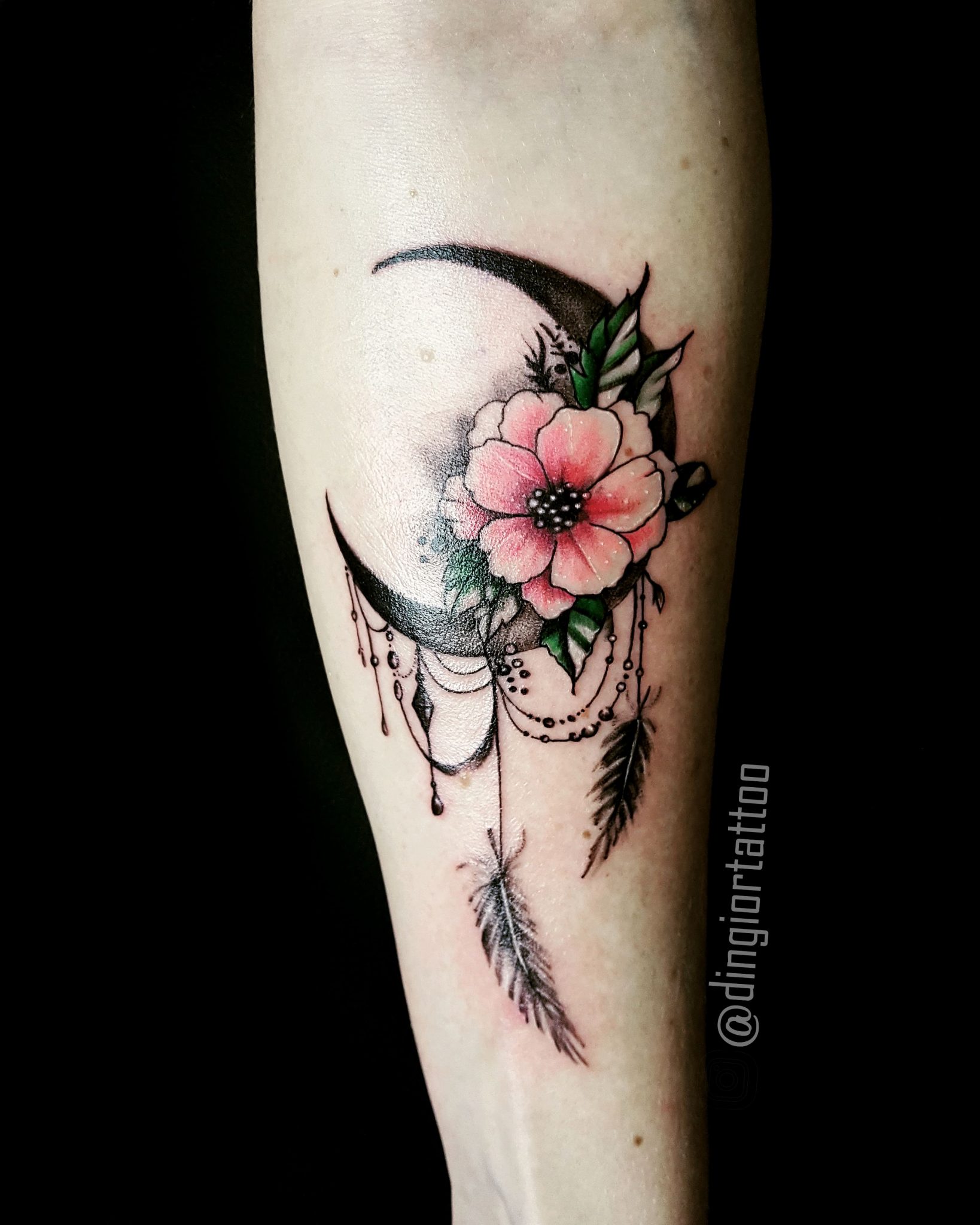 Color Tattoo Flowers (Graphics)