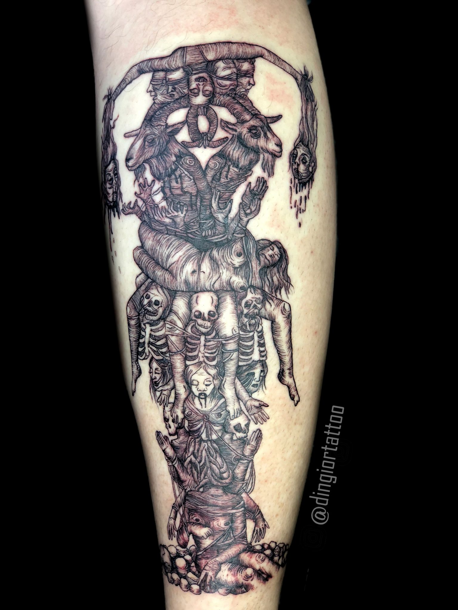 Tattoo Death Skeletons Skulls (Graphics)