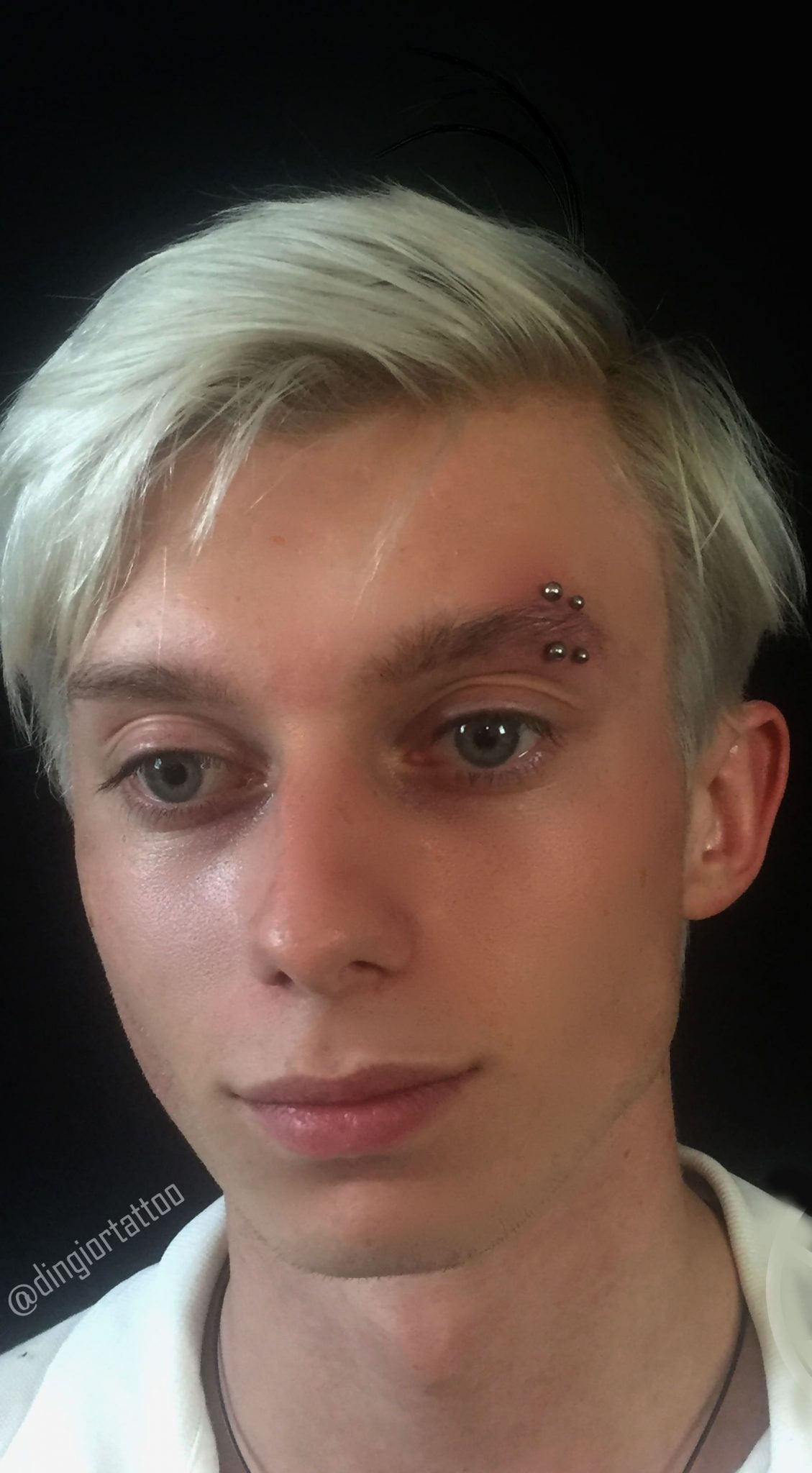 eyebrow multi-piercing