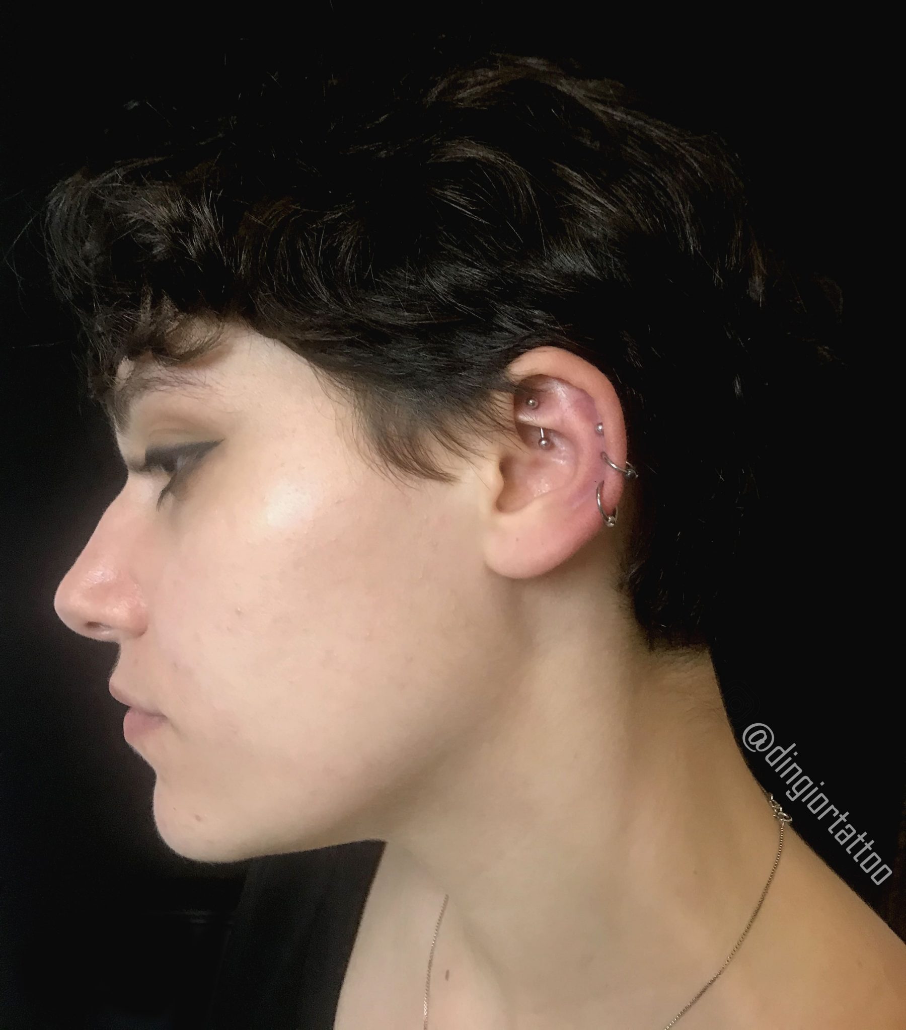 piercing Ruck, Auricle and helix ХЕЛИКС