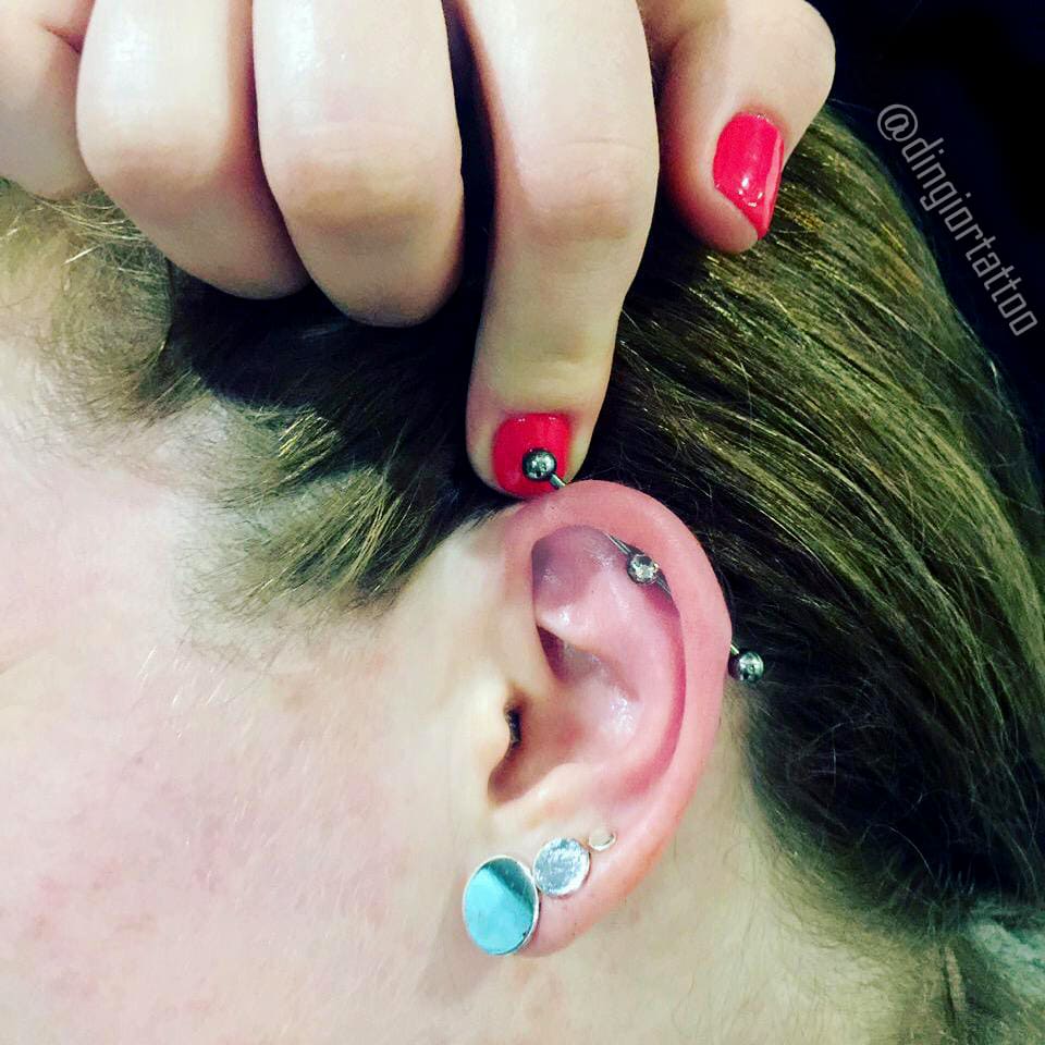 piercing industrial and lobe