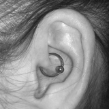 ring ear piercing