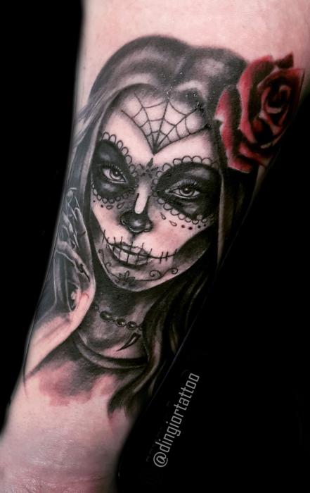 Realism or Realistic Tattoos Girl