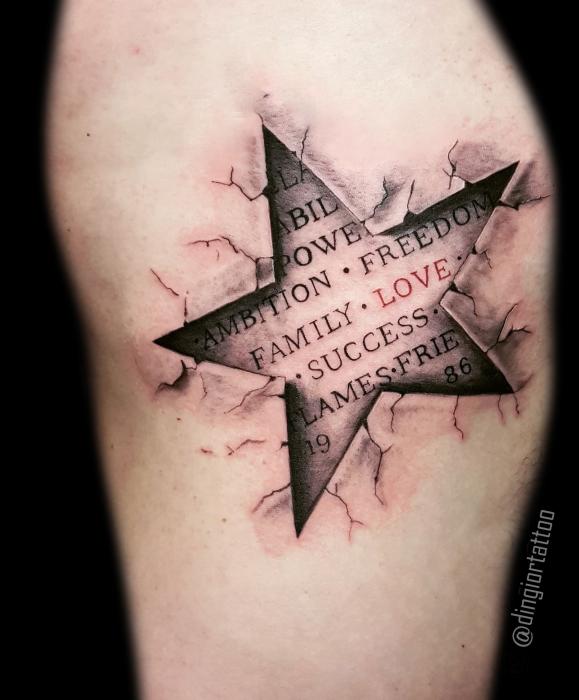 Tattoo Star (Graphics and Lettering)