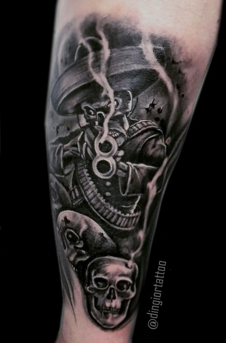 Татуювання зомбі Блекворк на руці